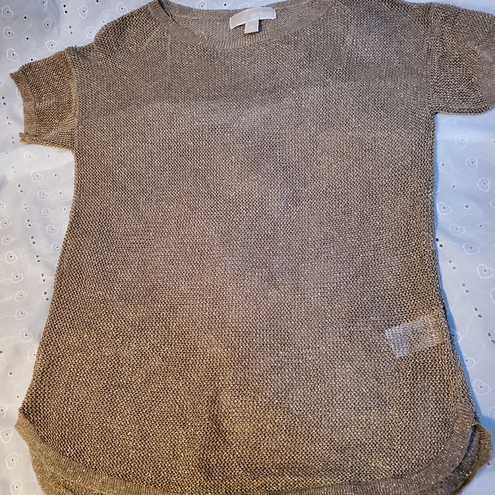 MK Gold Sparkle Top